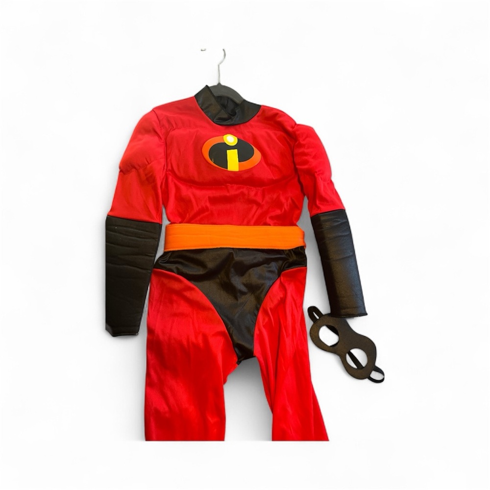 Kids Superhero Costume - Red and Black - Picture 3 of 8